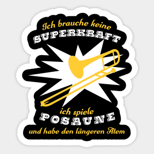 Superkraftposaunisten Sticker